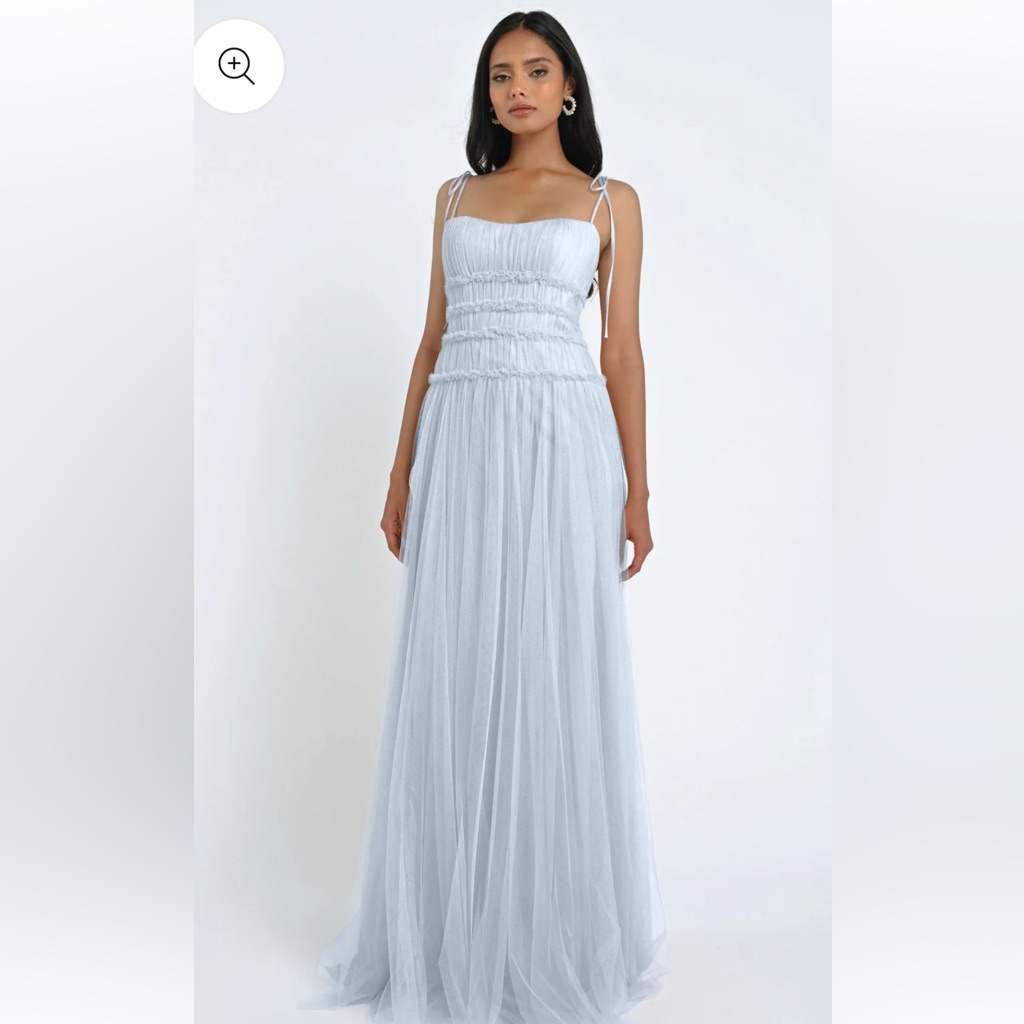 Nwt Jenny Yoo Berkeley Dress In Whisper Blue